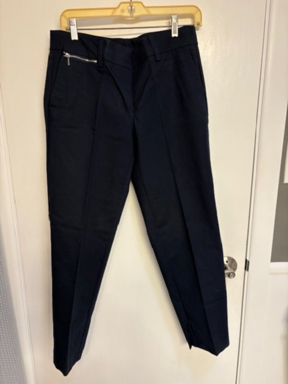 Navy Blue ankle-length pants